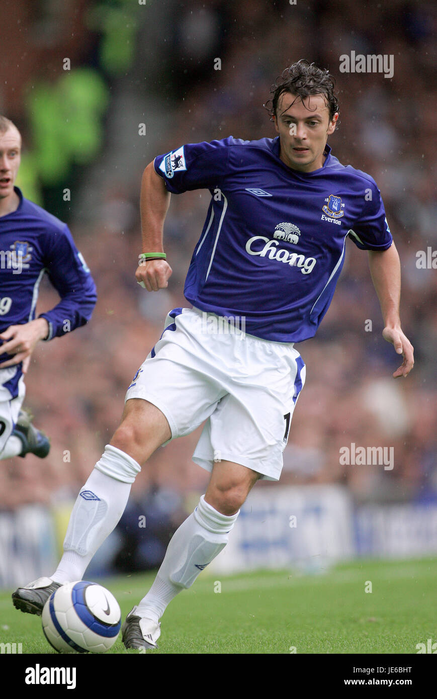 SIMON DAVIES EVERTON FC GOODISON PARK LIVERPOOL ENGLAND 13 August 2005 ...