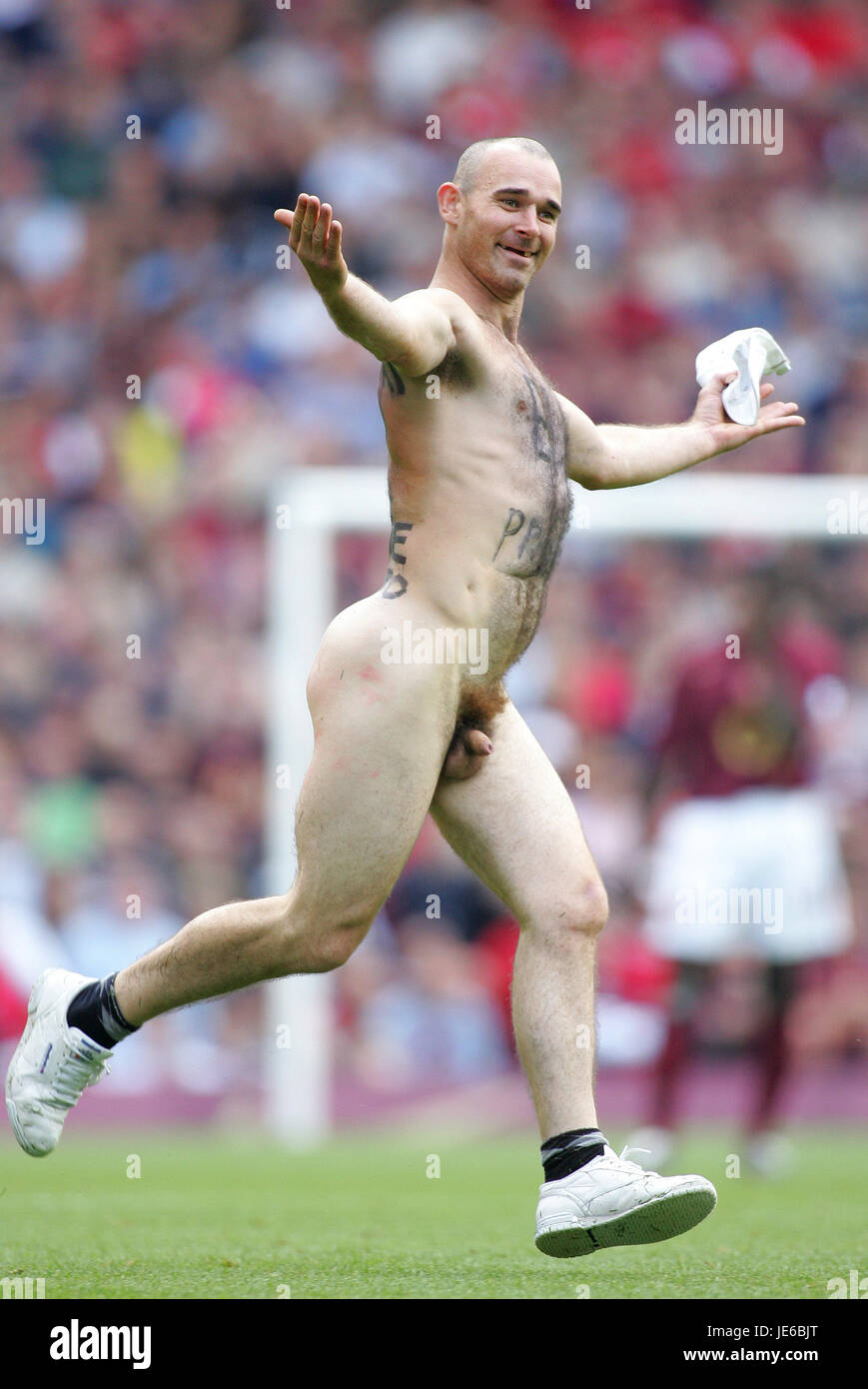 Football funny streaker hi-res stock photography and images - Alamy