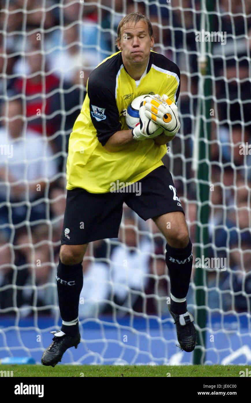 Maçon Bolton Wanderers Gardien 2005/06 - Jussi Jääskeläinen - Taille S - Longues Manches