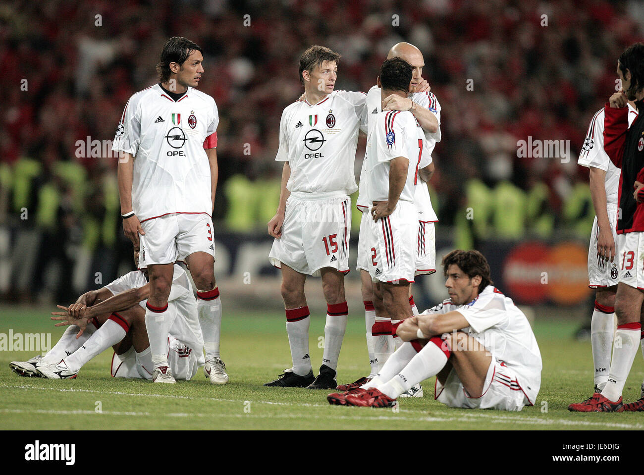 AC MILAN PLAYERS AC MILAN V LIVERPOOL ISTANBUL TURKEY 25 Stock Photo - Alamy