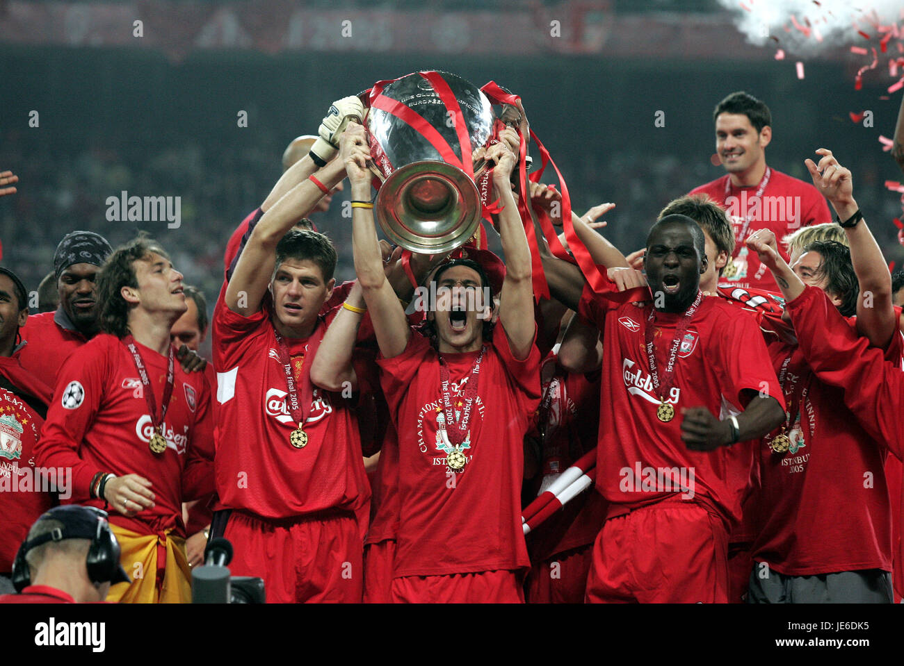 LIVERPOOL 2005 CHAMPIONS LEAGUE SCORERS visual data 8