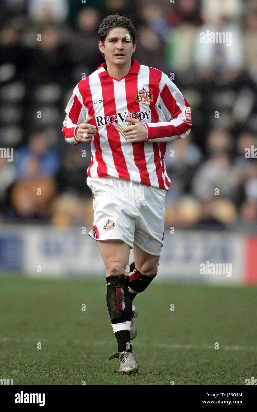 Carl Robinson Sunderland Fc Pride Park Stadium Derby England 16 January 05 Stock Photo Alamy