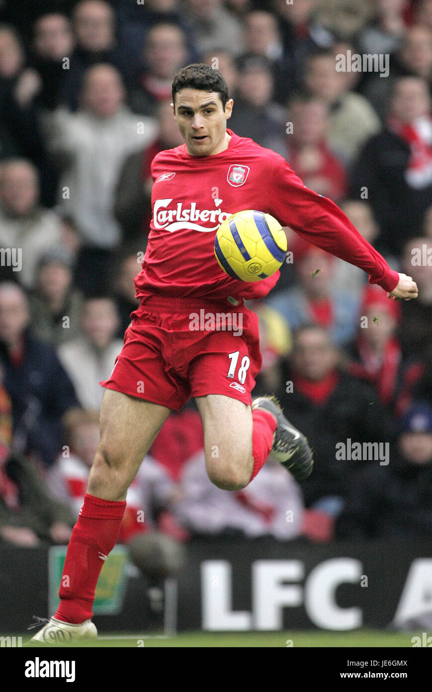 ANTONIO NUNEZ LIVERPOOL FC ANFIELD LIVERPOOL ENGLAND 15 January 2005
