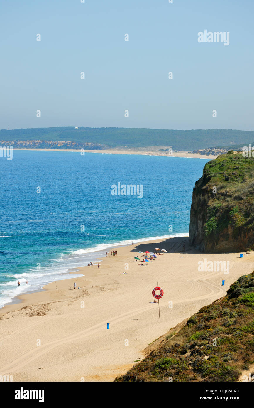 Bicas beach, Sesimbra. Portugal Stock Photo