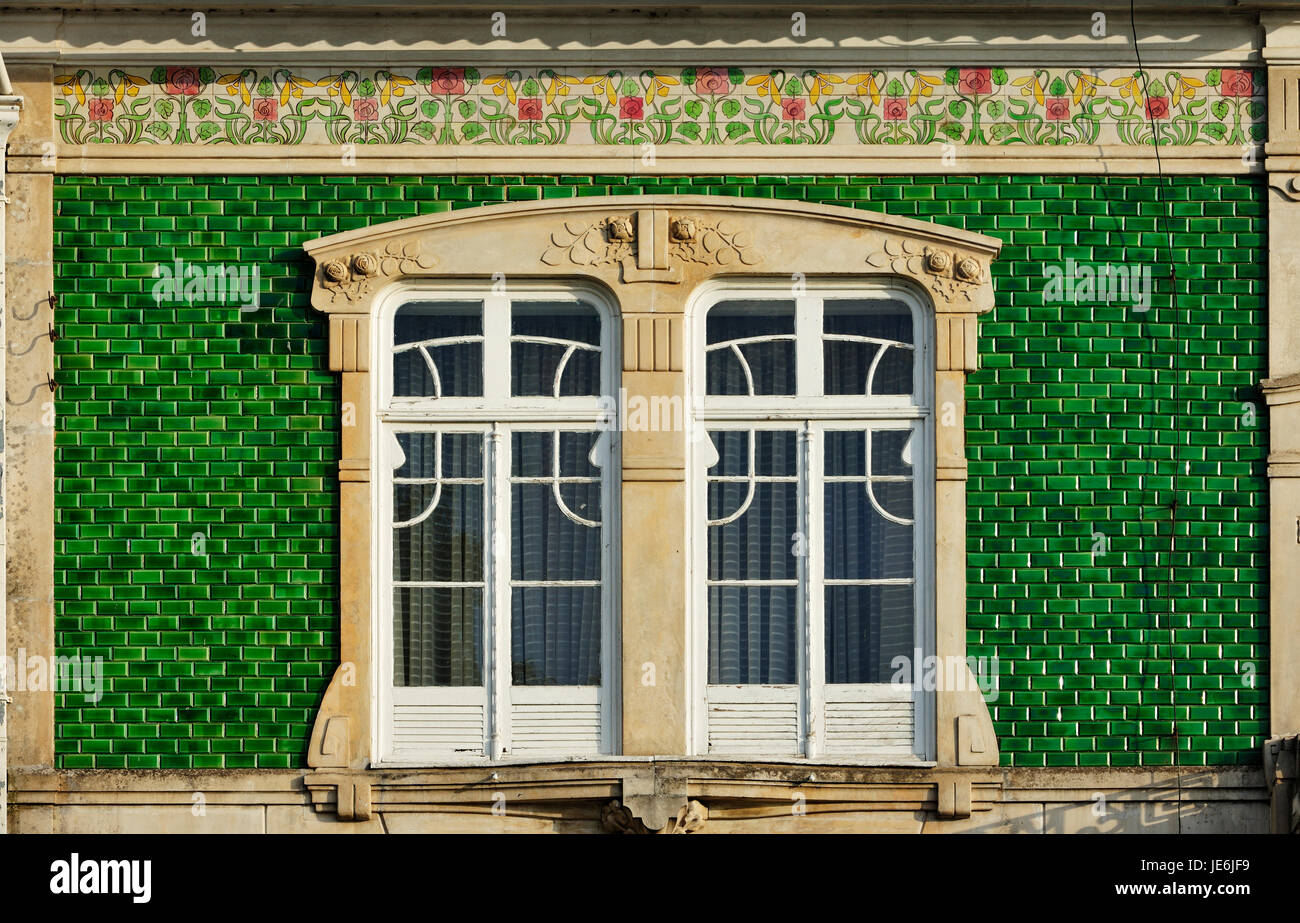 Windows in Salreu. Portugal Stock Photo