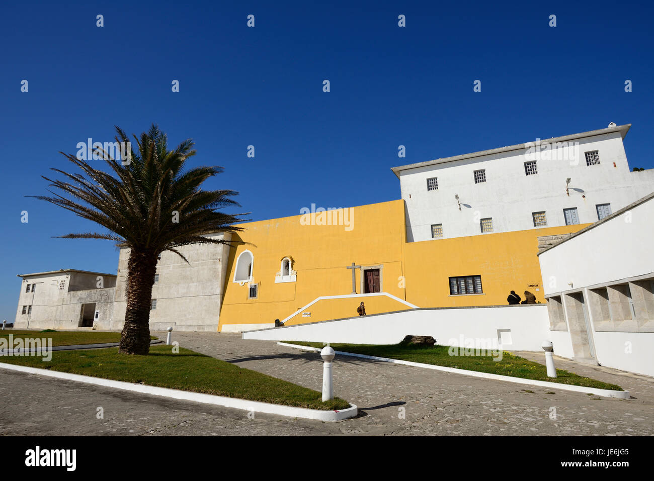 Peniche fortress, a former political prison, now open to the public. Portugal Stock Photo