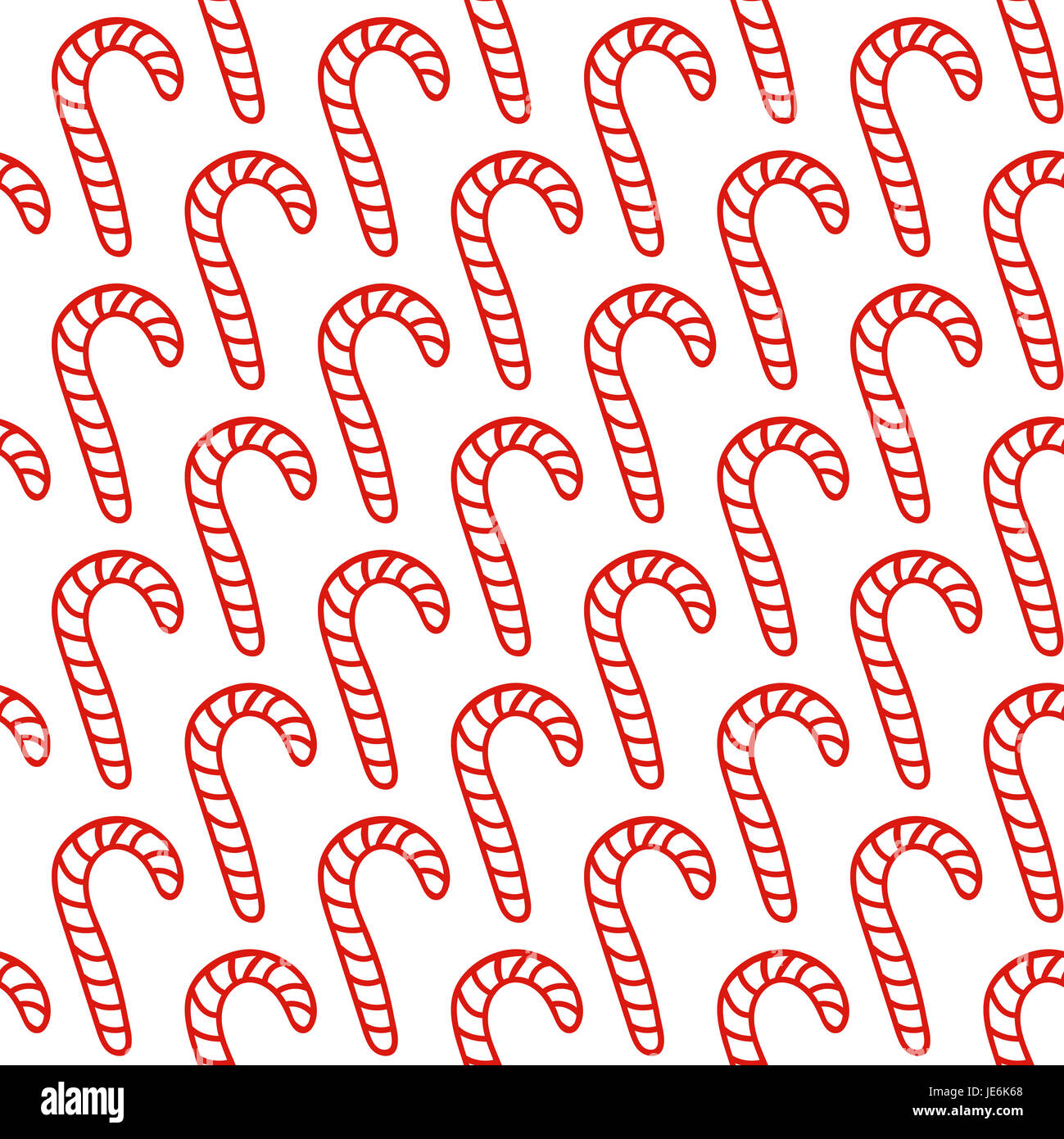 Candy cane seamless pattern. hand drawn tileable background. Christmas