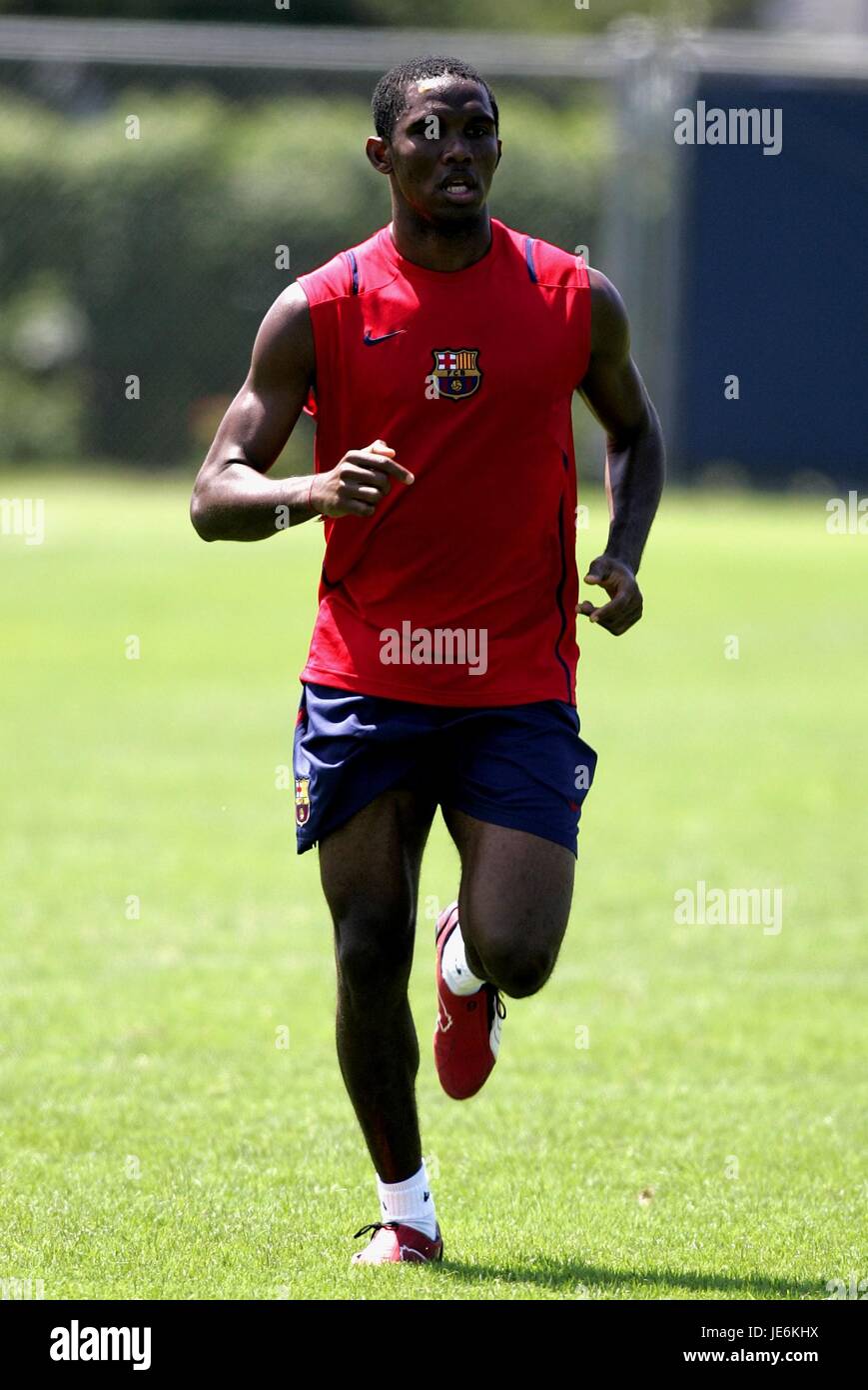 SAMUEL ETO`O FC BARCELONA LOYOLA MARYMOUNT UNIVERSITY LOS ANGELES USA ...