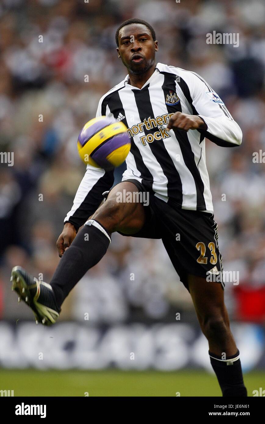SHOLA AMEOBI NEWCASTLE UNITED FC CITY OF MANCHESTER STADIUM MANCHESTER ...