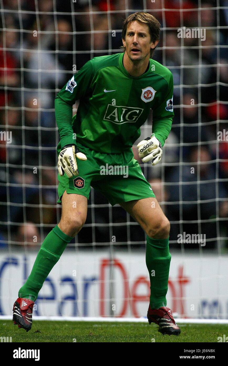 EDWIN VAN DER SAR MANCHESTER UNITED FC REEBOK STADIUM BOLTON GREAT ...
