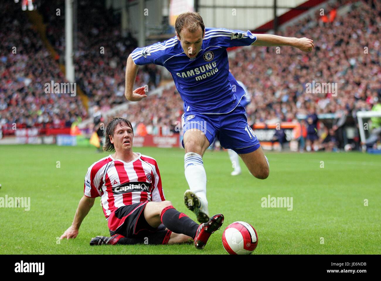 LEIGH BROMBY & ARJEN ROBBEN SHEFFIELD UTD V CHELSEA BRAMALL LANE