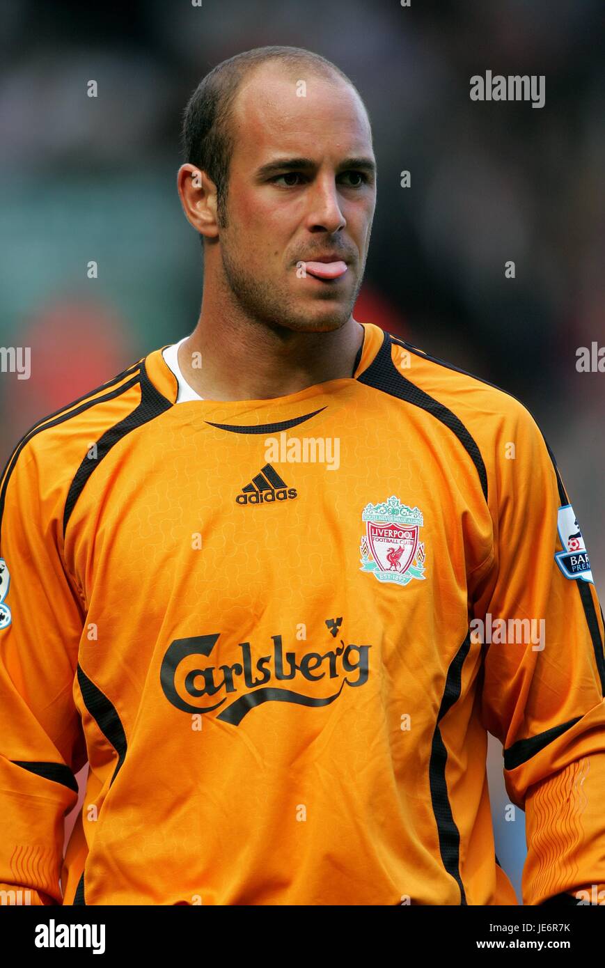 JOSE REINA LIVERPOOL FC ANFIELD LIVERPOOL ENGLAND 23 September 2006 ...