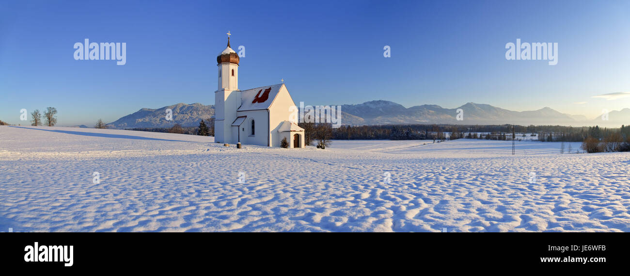 Piece Johannisrain, mountain Penz, Upper Bavaria, Bavaria, Germany, Bavarian Voralpen, foothills of the Alps, Stock Photo