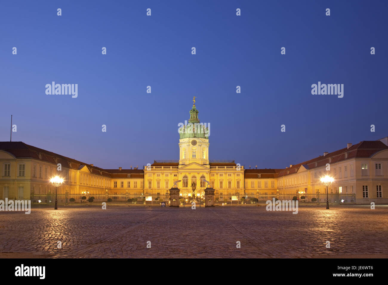 Germany, Berlin, capital, Charlottenburg, lock Charlottenburg, foundation of Prussian locks and gardens Berlin-Brandenburg, Stock Photo