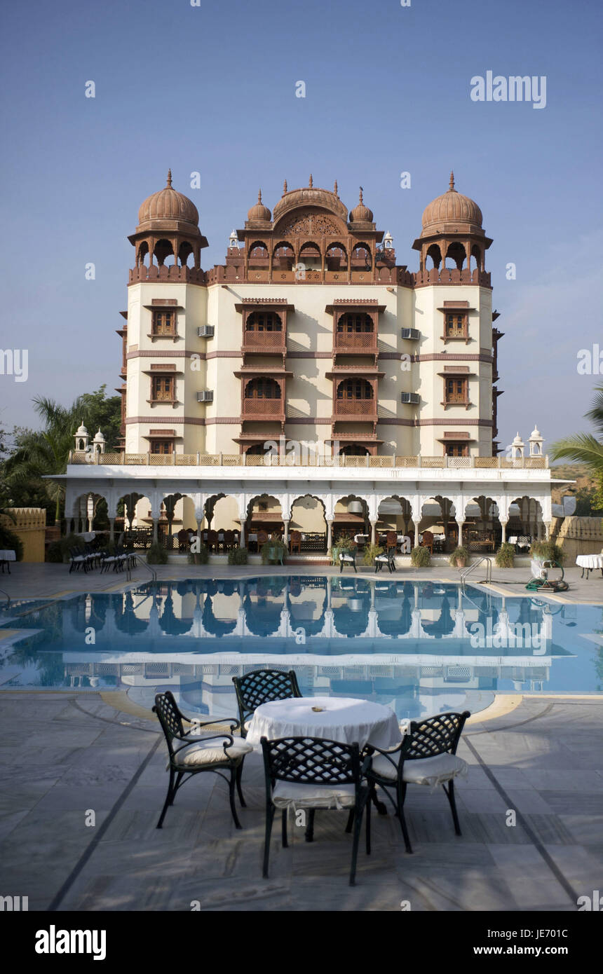 India, Rajasthan, Pushkar, hotel of Jagat Palace, terrace and swimming pool Stock Photo Alamy India, Rajasthan, Pushkar, hotel of Jagat Palace, terrace and swimming pool Stock Photo Alamy