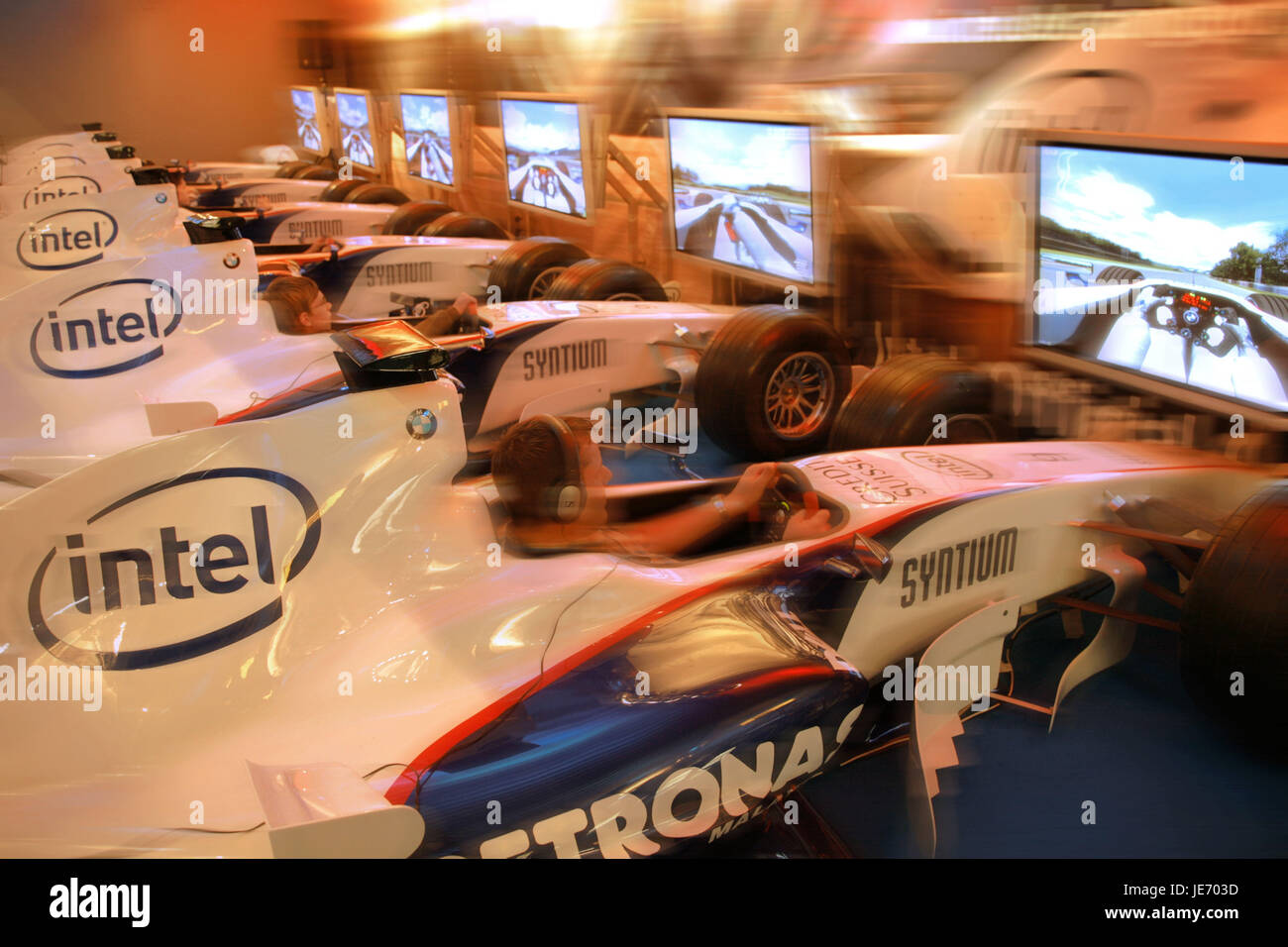 Video games, car racings, Stock Photo