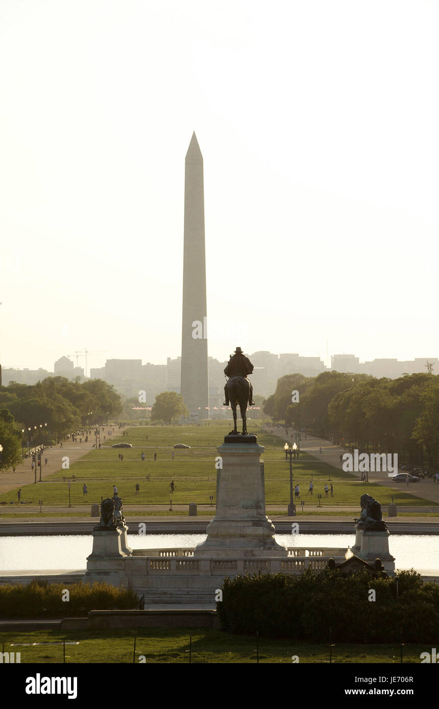 The USA, America, Washington D.C., Which general Grant Statue and