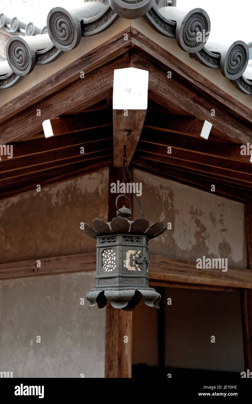 Ancient Metal Japanese Lantern Stock Photo Alamy