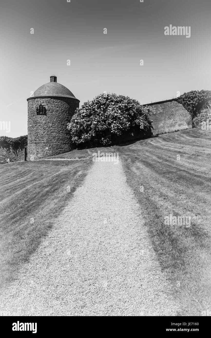 Dovecote and Walled Garden, Downhill Demesne, Northern Ireland Stock Photo