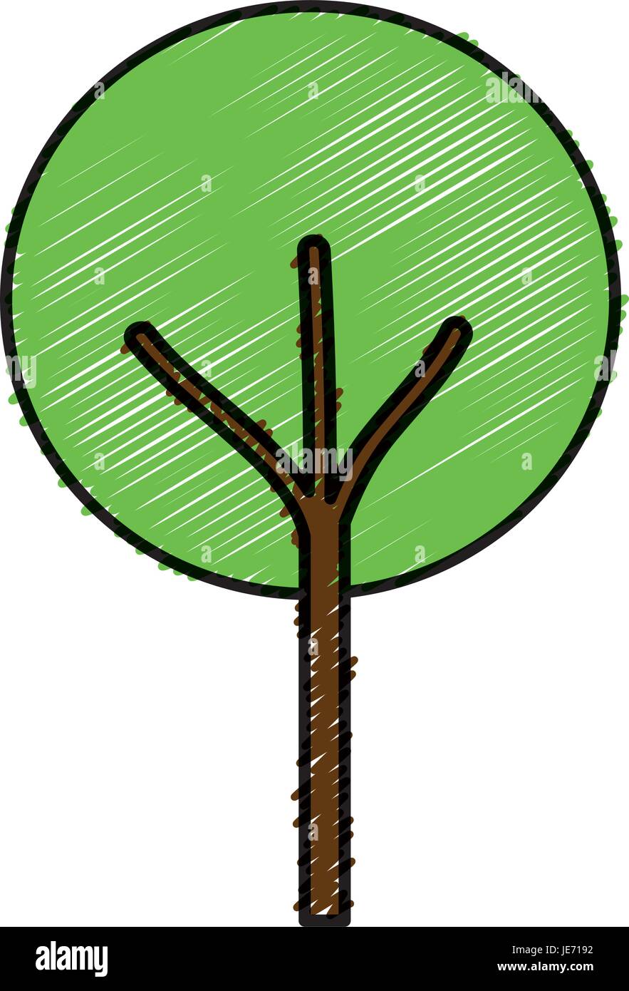 tree plant isolated icon vector illustration design Stock Vector Image ...