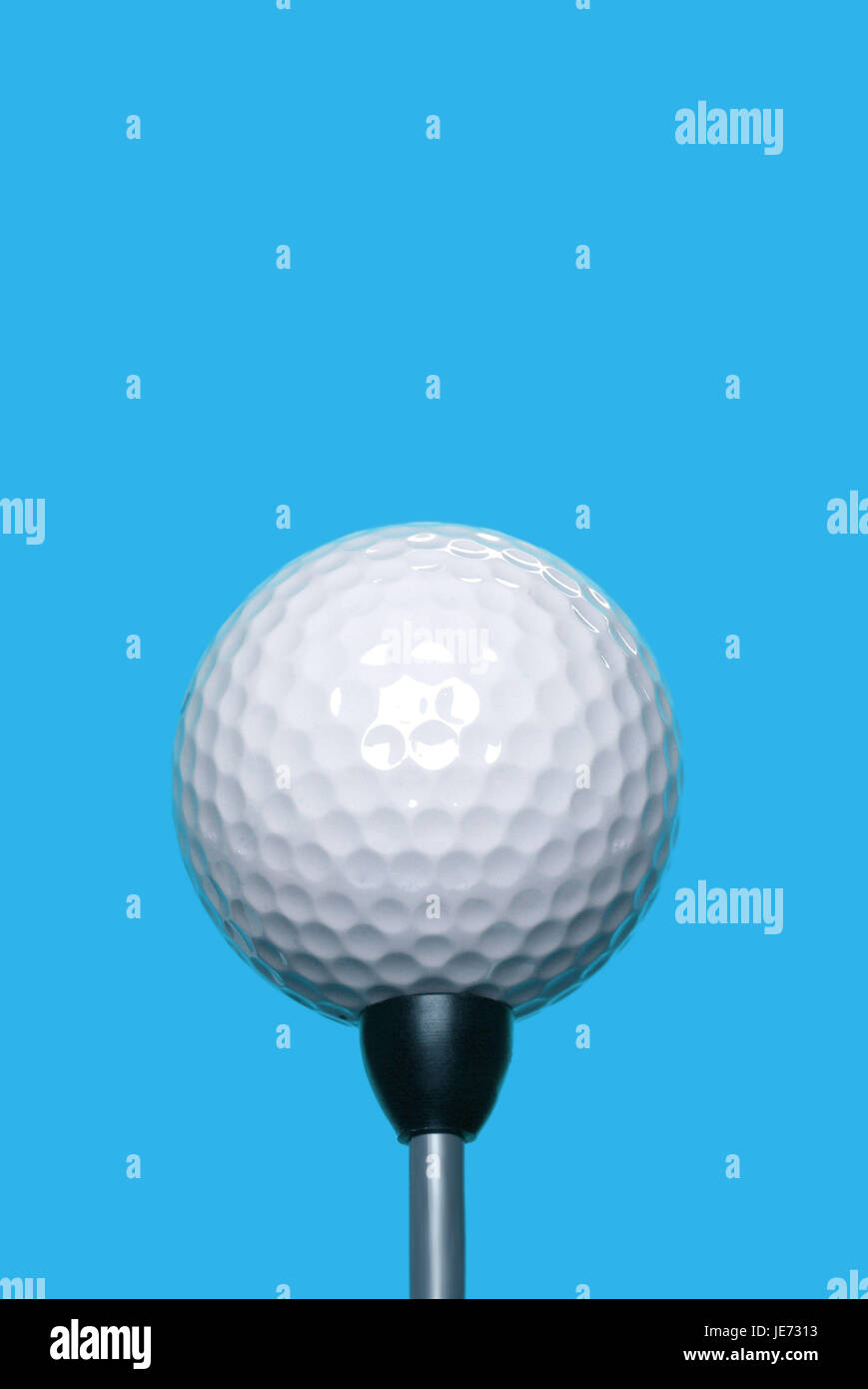 Golf ball on Golf tea Stock Photo - Alamy