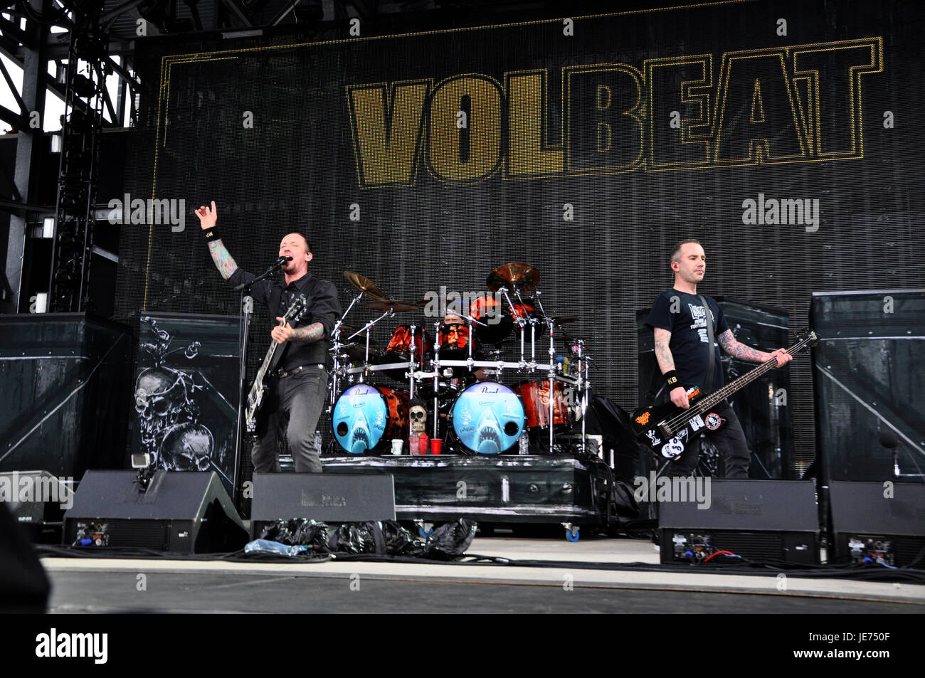 Rock on the Range Festival 2017 - Day 3 at Mapfre Stadium  Featuring: Volbeat Where: Columbus, Ohio, United States When: 22 May 2017 Credit: C.M. Wiggins/WENN.com Stock Photo