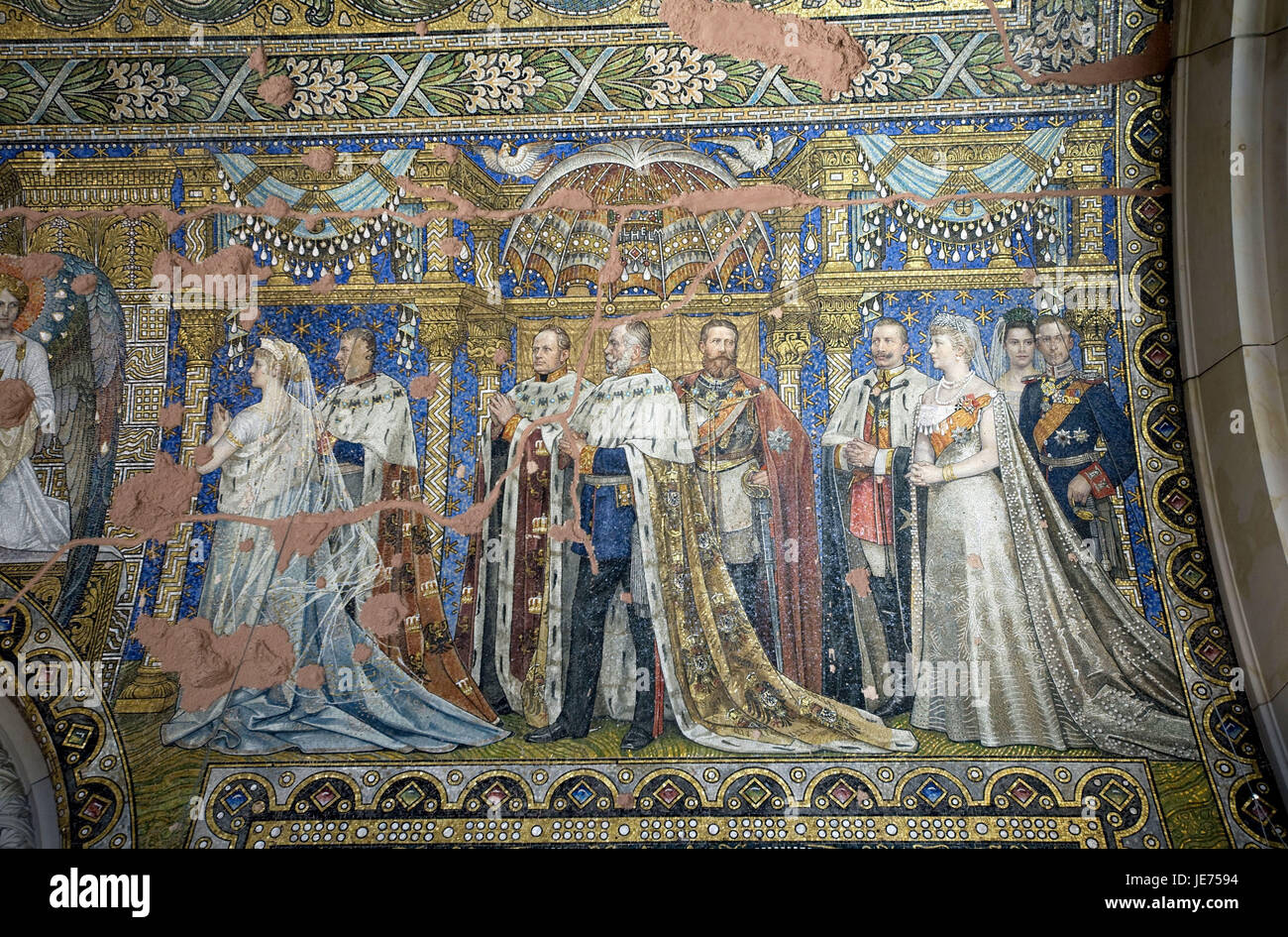Germany, Berlin, imperial Wilhelm-memory church, mosaic Stock Photo - Alamy