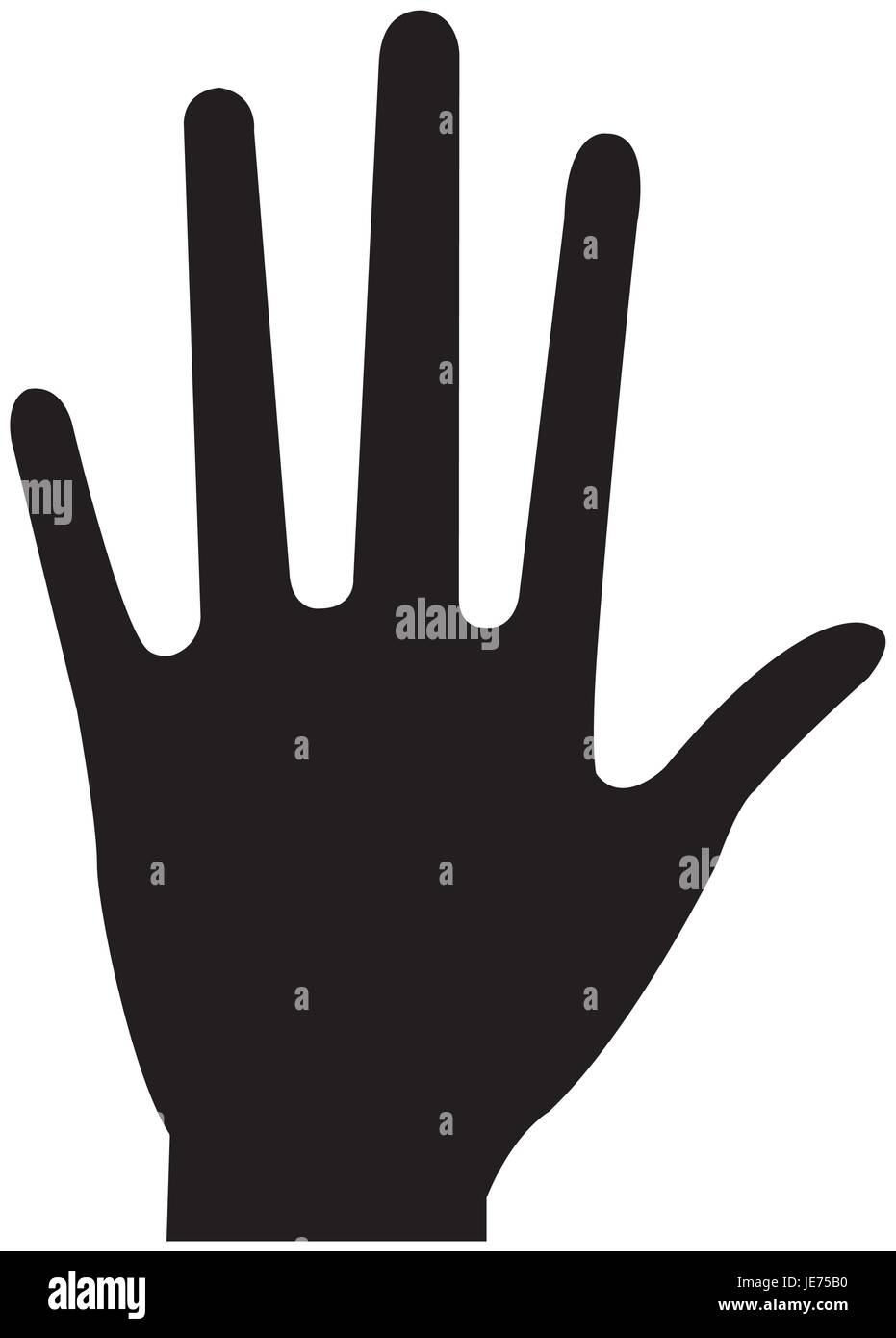 Stretched arm isolated Stock Vector Images - Alamy