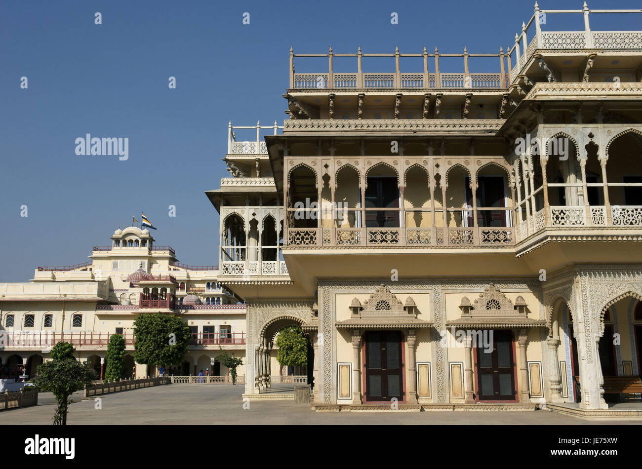 India, Rajasthan, Jaipur, Town Palace, Mubarak Mahal, Welcome Palace 