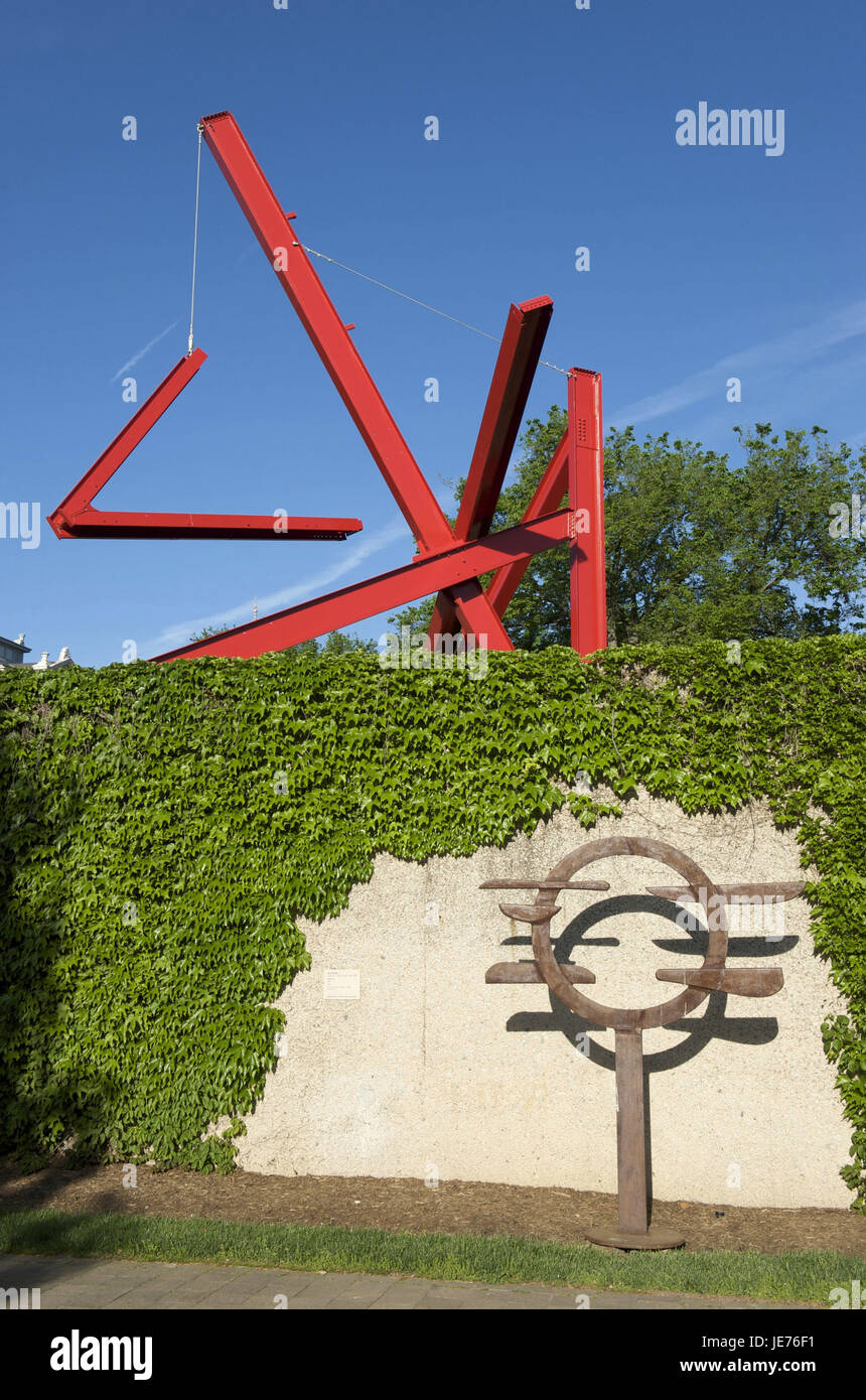 The USA, America, Washington D.C, Hirshhorn museum and sculpture garden, Stock Photo