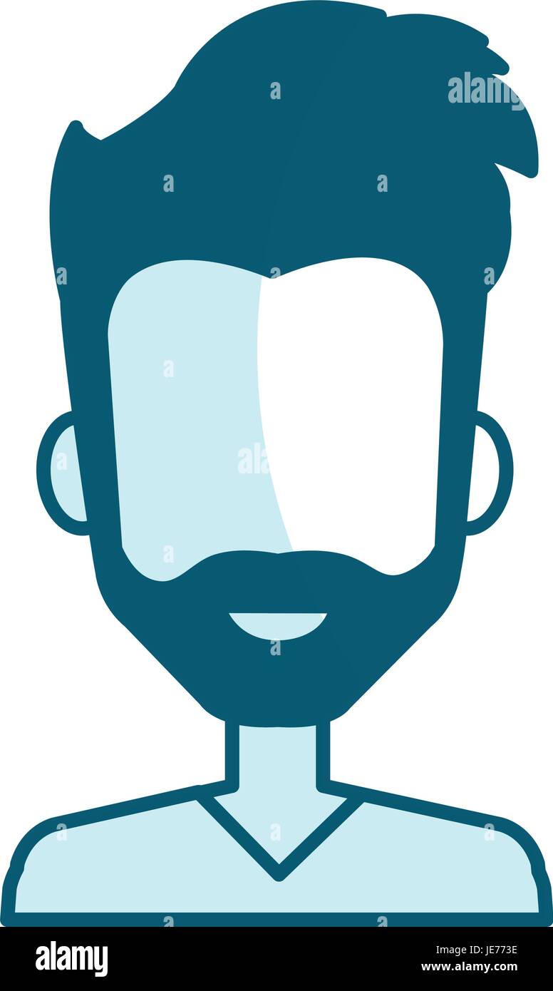 young man avatar character vector illustration design Stock Vector ...