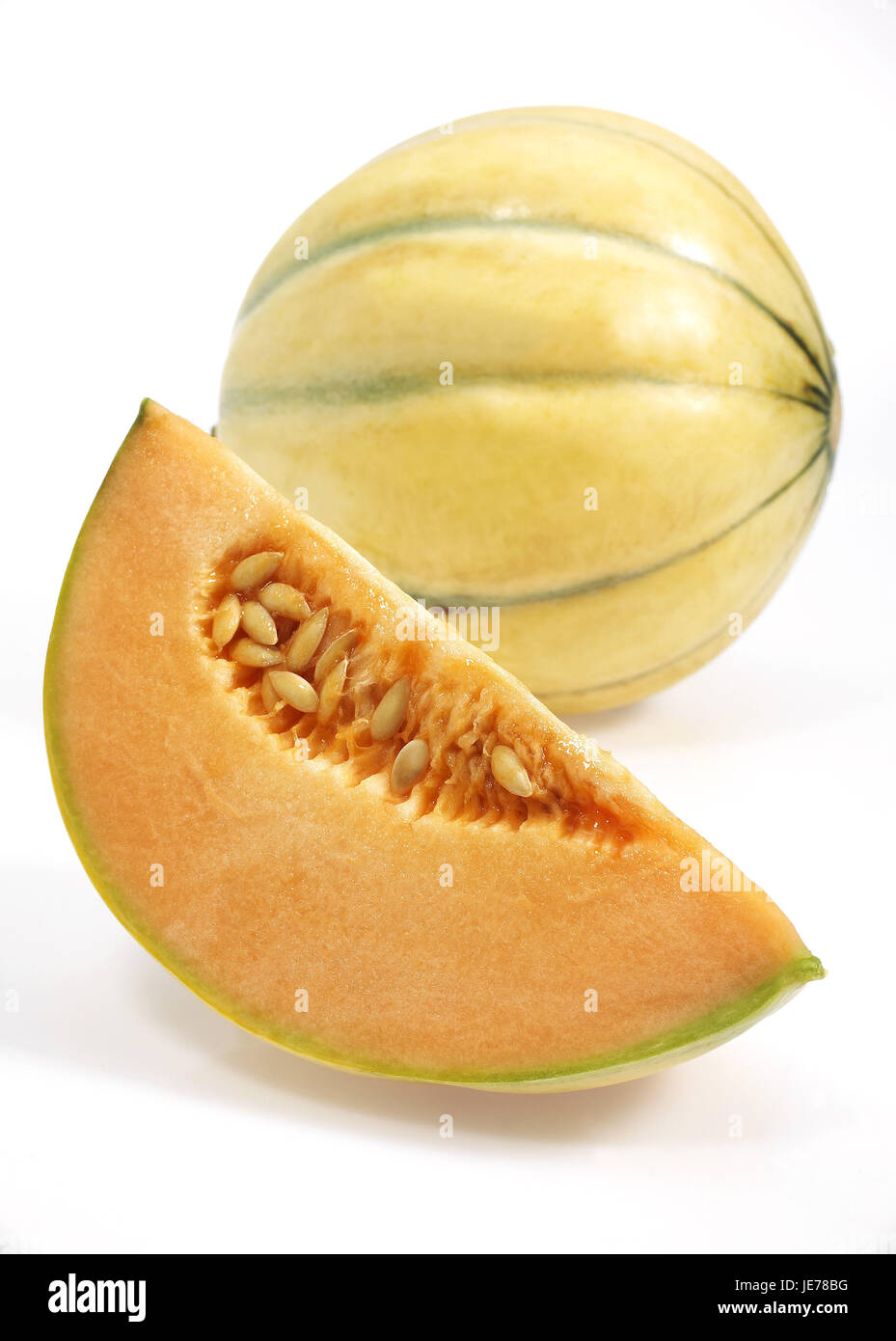 Yellow Canary honeydew melons, also yellow honeydew melon, Amarillo