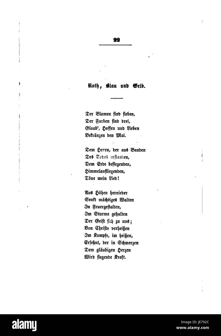 Clemens Brentano's gesammelte Schriften I 022 Stock Photo Alamy