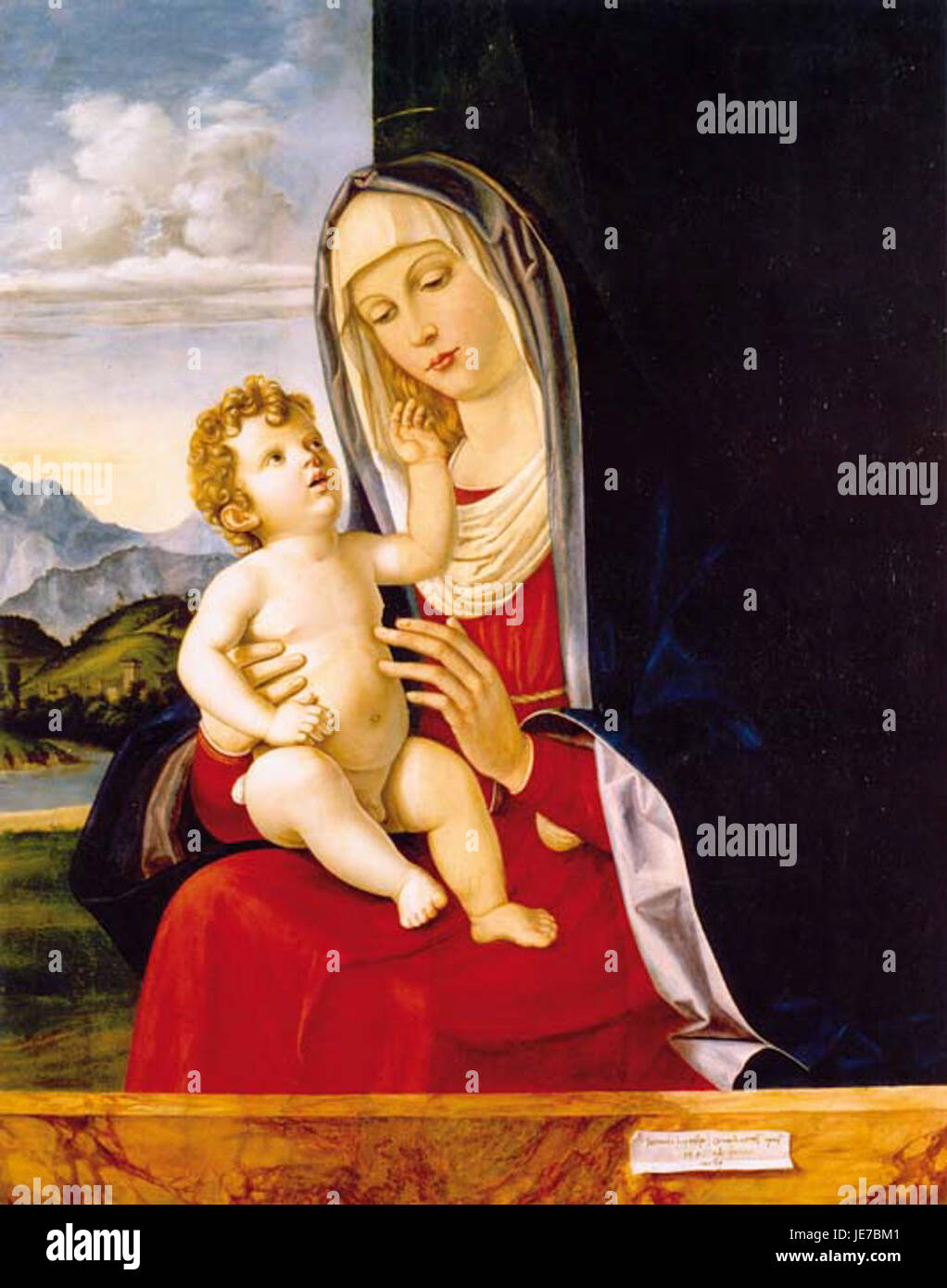 Cima da Conegliano, Madonna col Bambino Gemona Stock Photo Alamy