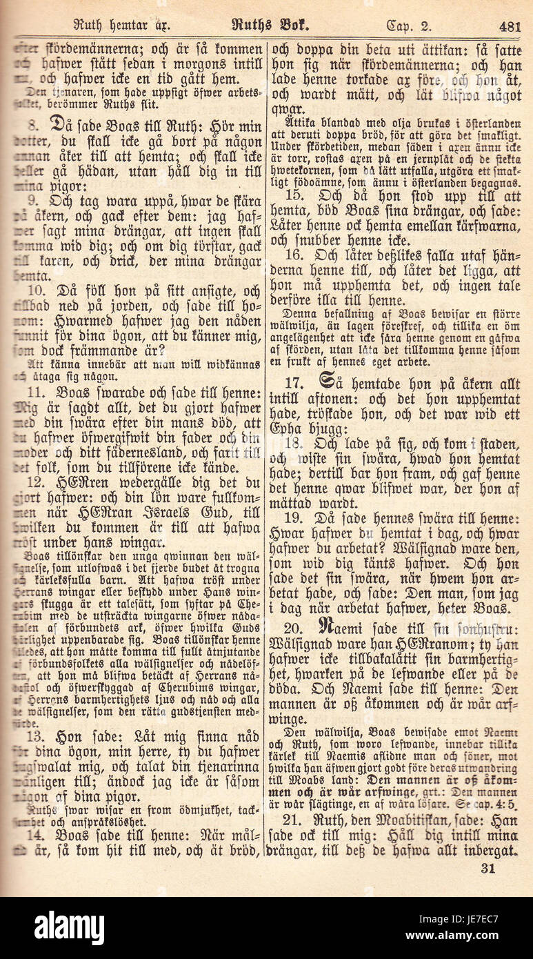 'Biblia Fjellstedt I' (1890) is a historical religious text. This ...