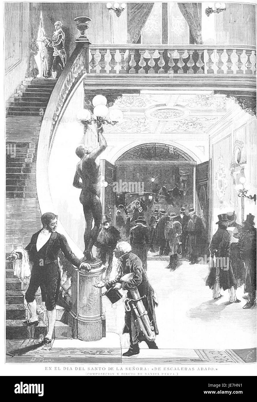Daniel-Perea-escaleras-abajo-1884 Stock Photo