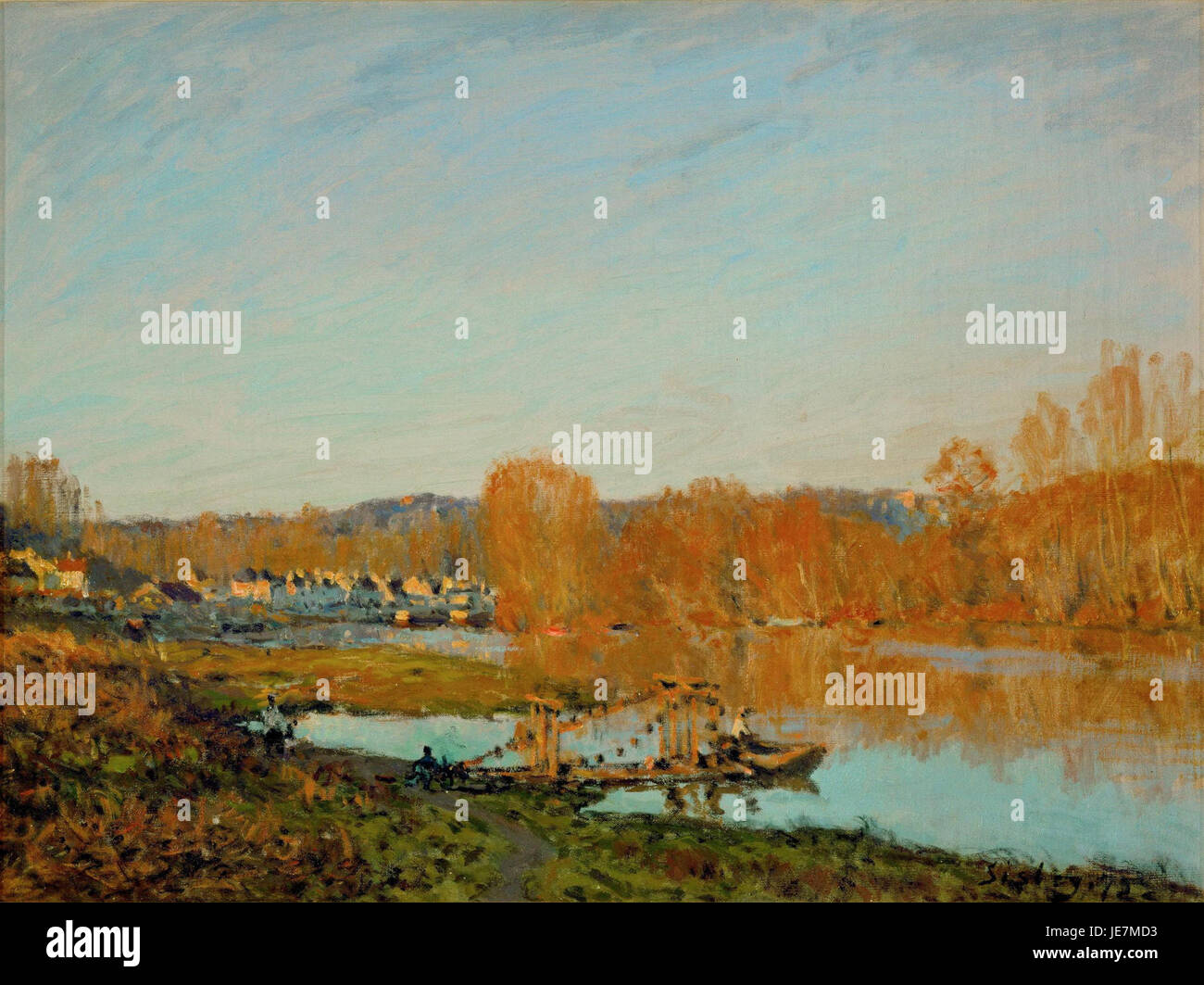 Alfred Sisley s L automne Bords De La Seine Pres Bougival Autumn Alfred Sisley s L automne Bords De La Seine Pres Bougival Autumn