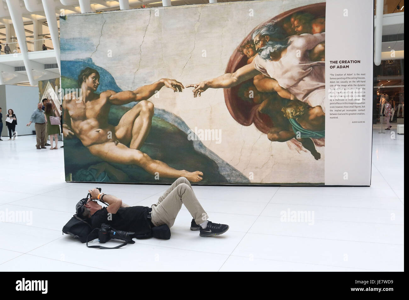 Sistine chapel adam close up hi-res stock photography and images - Alamy