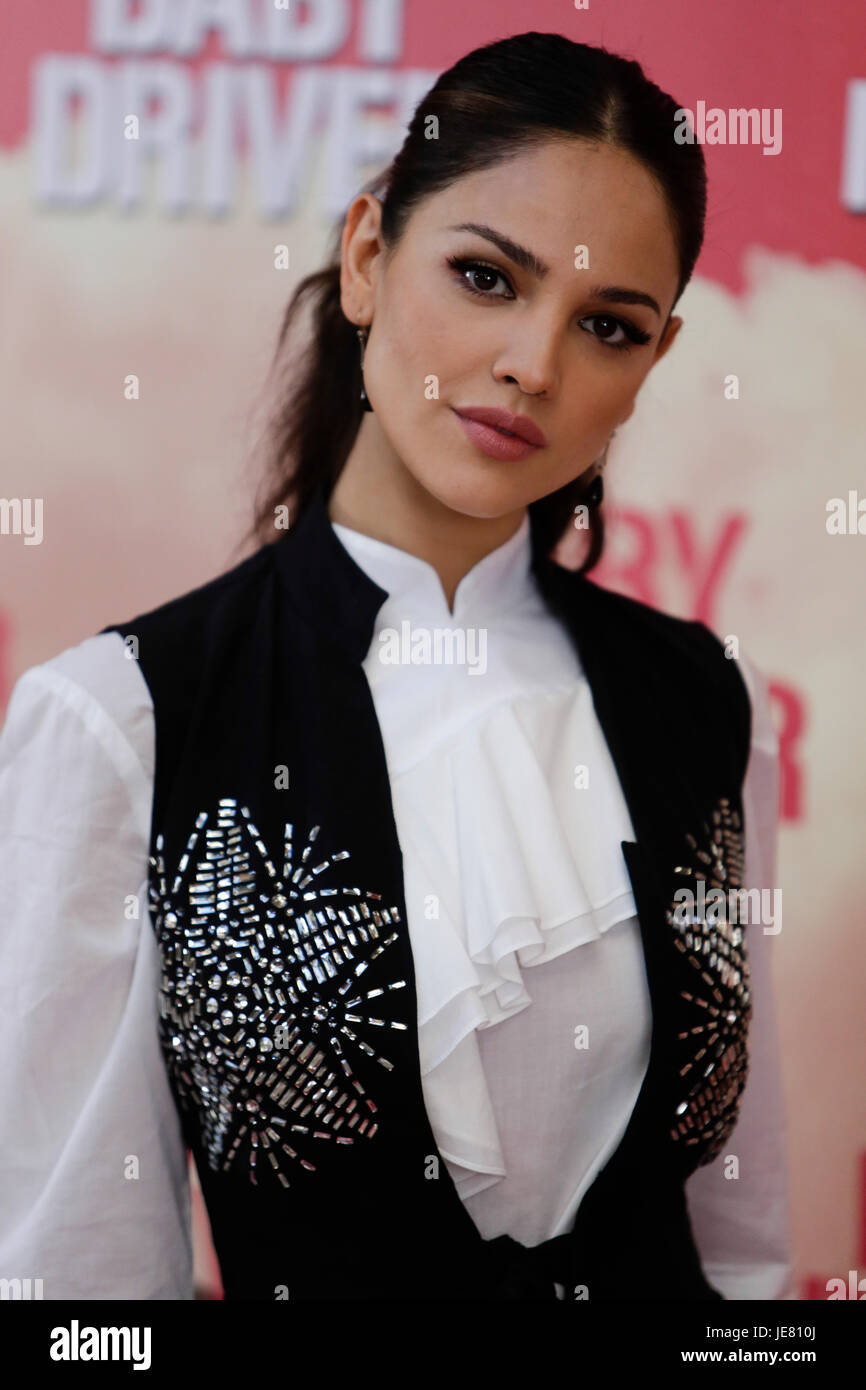 Madrid, Spain. 23rd June, 2017. actress Eiza Gonzalez during photocall 'Baby Drive' premiere in Madrid Friday, June 23, 2017 Credit: Gtres Información más Comuniación on line,S.L./Alamy Live News Stock Photo