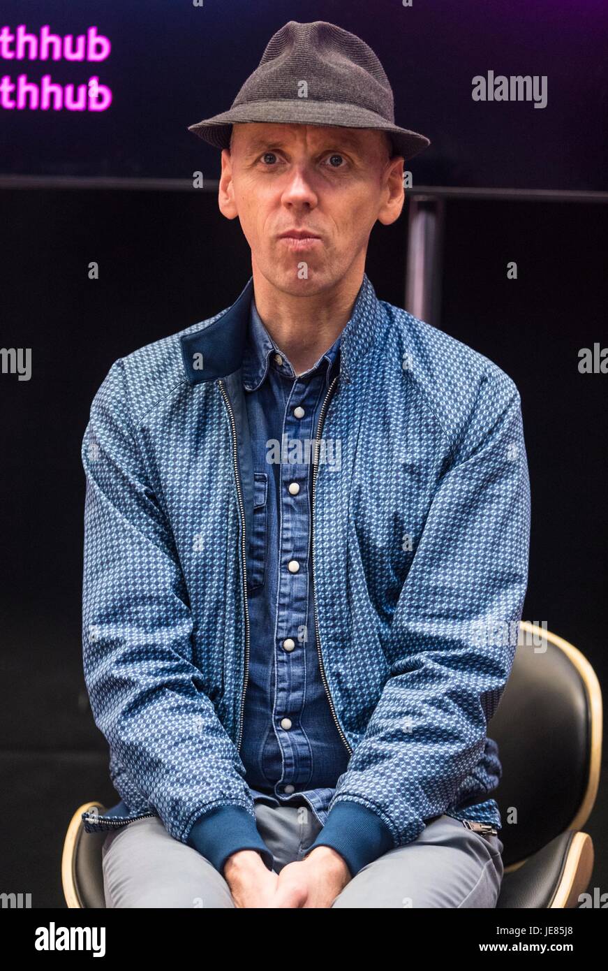 Edinburgh, UK. 23rd June, 2017. Ewen Bremner appears at the Edinburgh International Film Festival to share his experiences of the film industry with young people. Credit: Rich Dyson/Alamy Live News Stock Photo