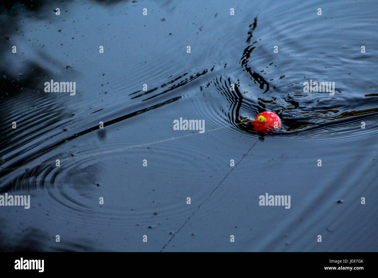 Fishing Bobber in Water Stock Photo - Alamy