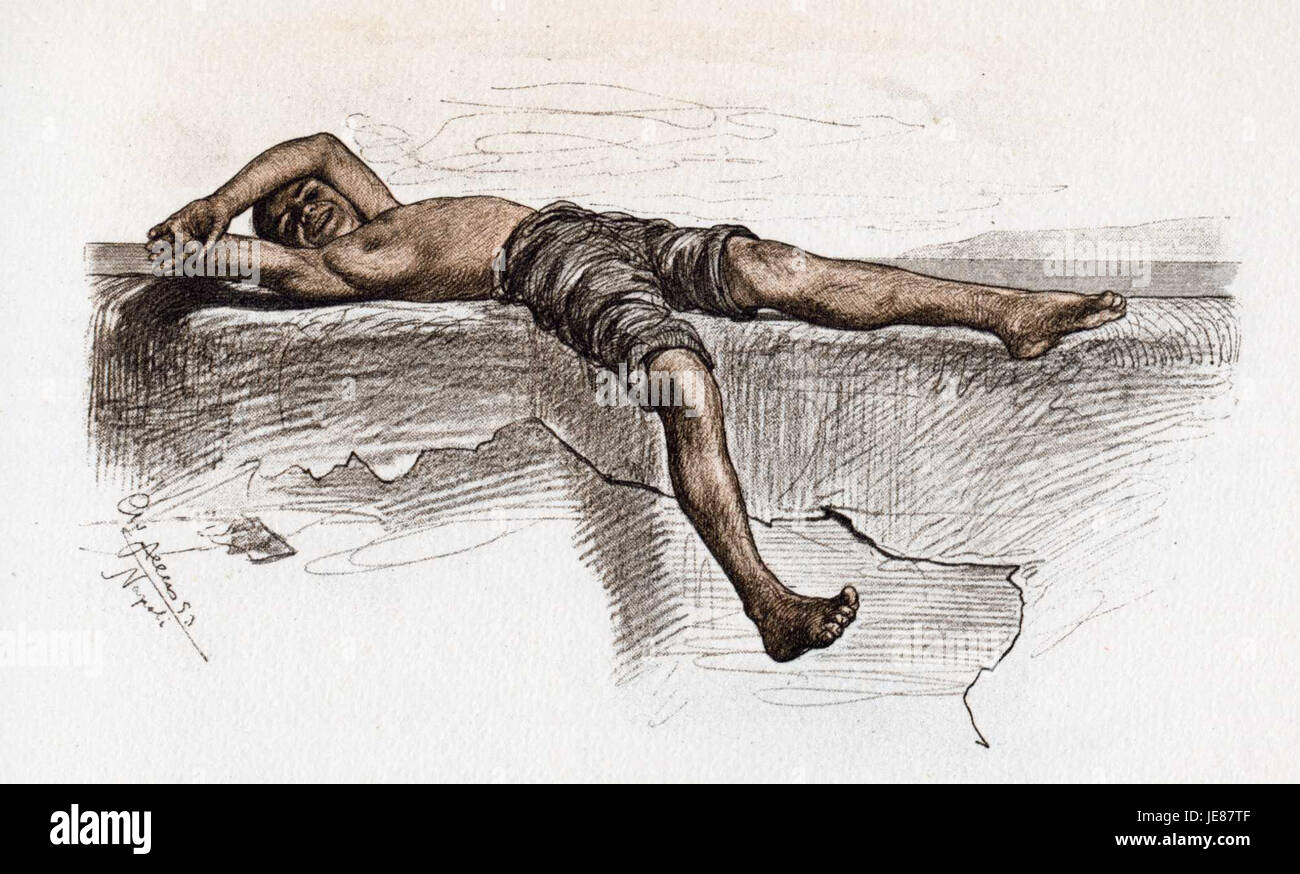 Allers-NapoliScugnizzo refers to a depiction or artistic work related to the historical figure Scugnizzo, a term associated with the street children of Naples in Italy. This figure reflects the social history and cultural heritage of the city. Stock Photo