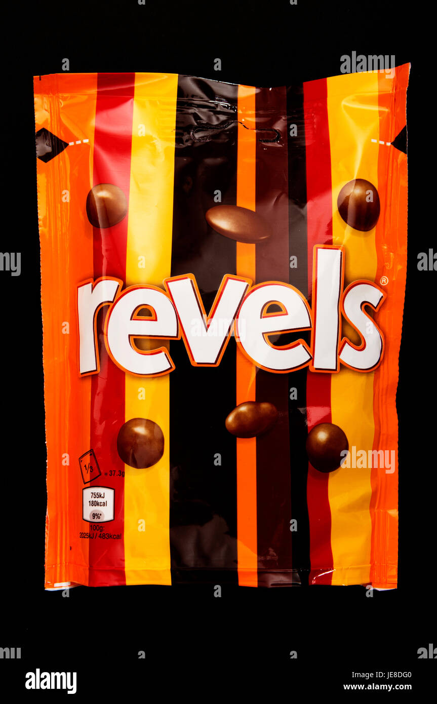 Bag of Revels chocolates Stock Photo