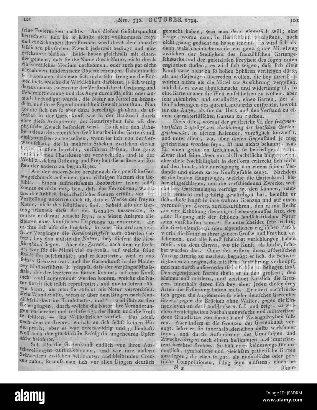 The 'Allgemeine Literatur-Zeitung' was a German literary journal published in the 18th century. Volume 3, page 470 contains reviews and critiques of contemporary literary works. Stock Photo
