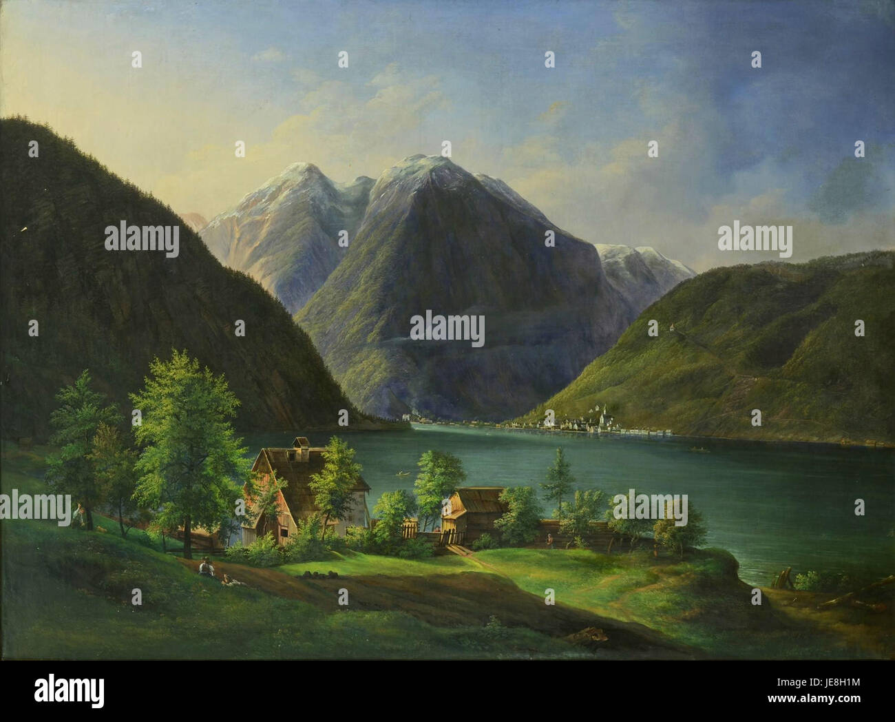 Carl Gruber's 'Seelandschaft' (Seascape) is a painting that captures