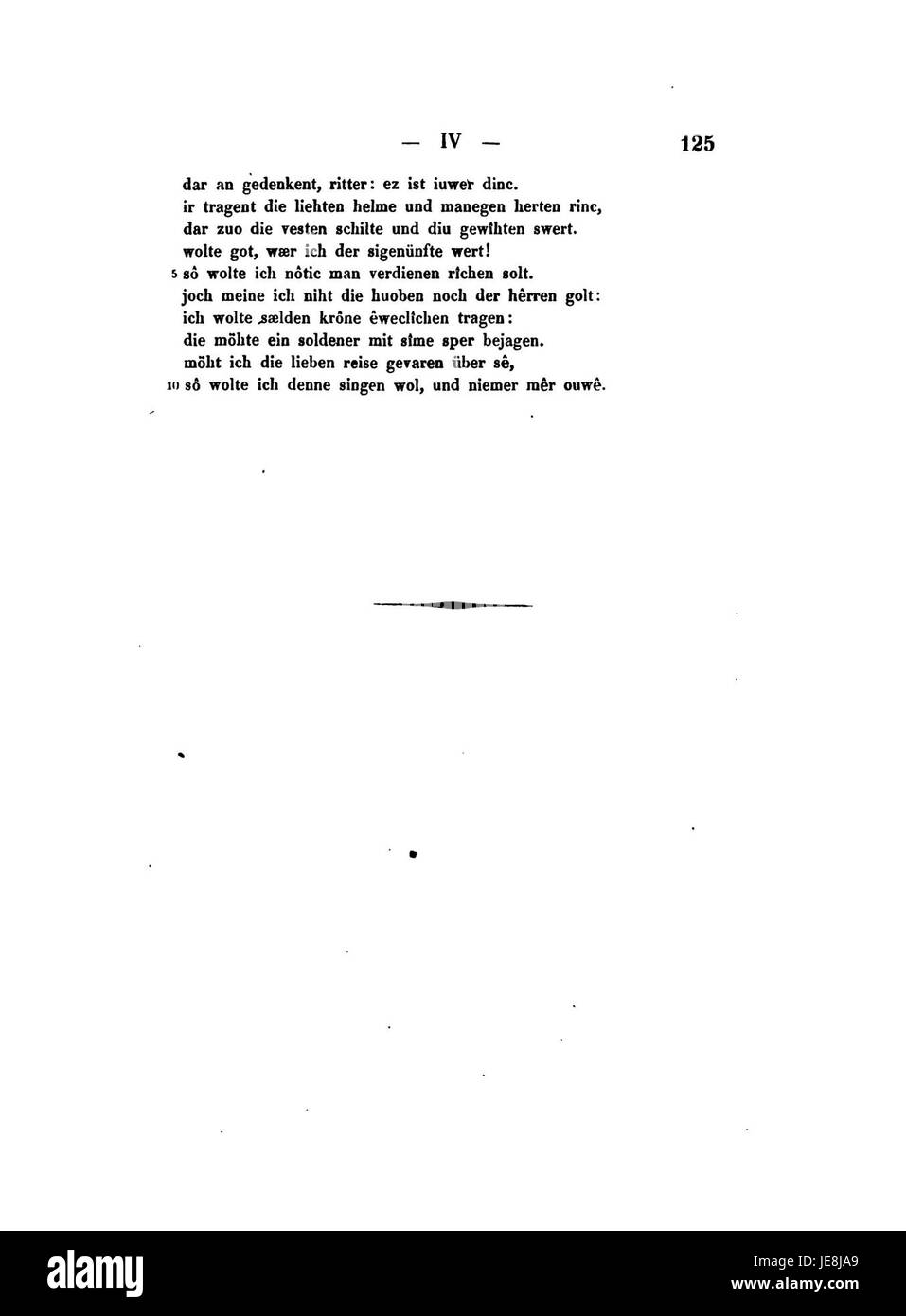 Walther von der vogelweide poems hi-res stock photography and images ...