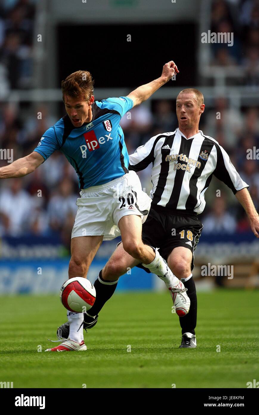 BRIAN MCBRIDE & CRAIG MOORE NEWCASTLE UNITED FC ST JAMES PARK NEWCASTLE