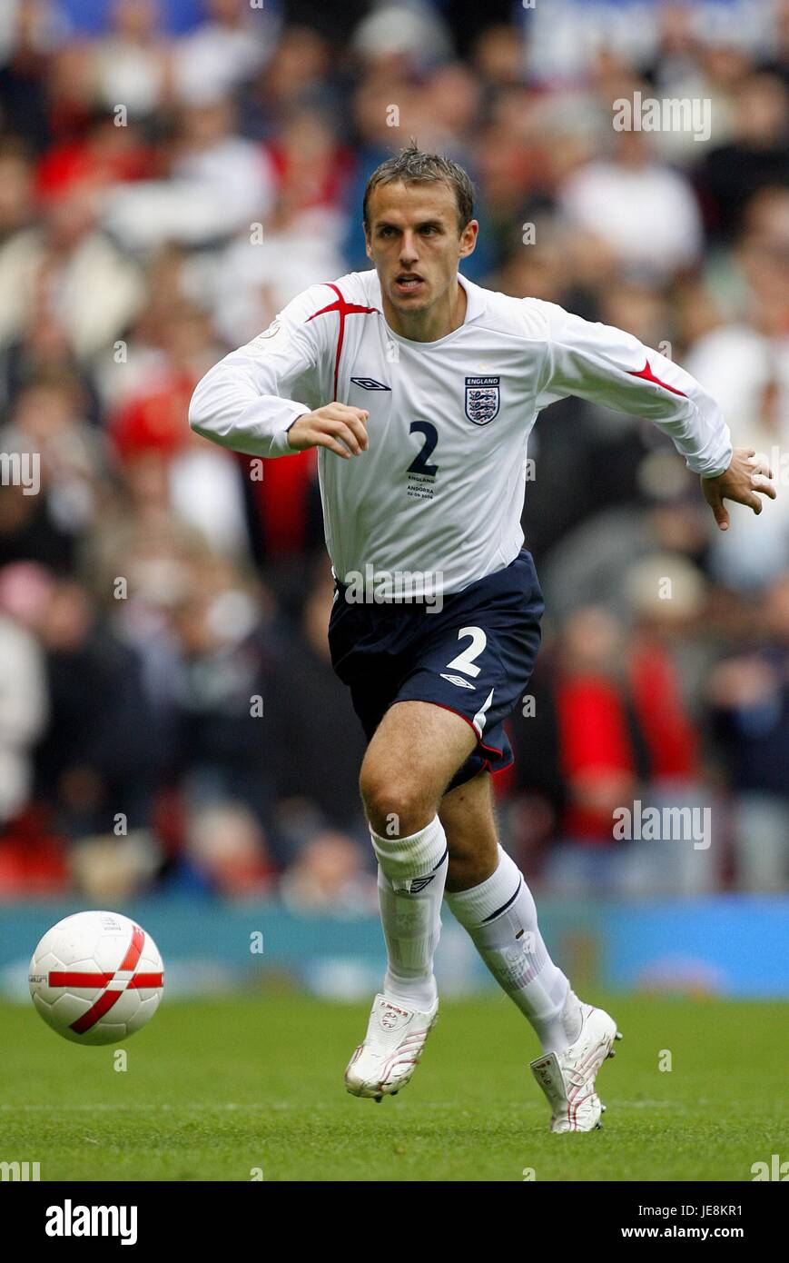 PHIL NEVILLE ENGLAND & EVERTON FC OLD TRAFFORD MANCHESTER ENGLAND 02