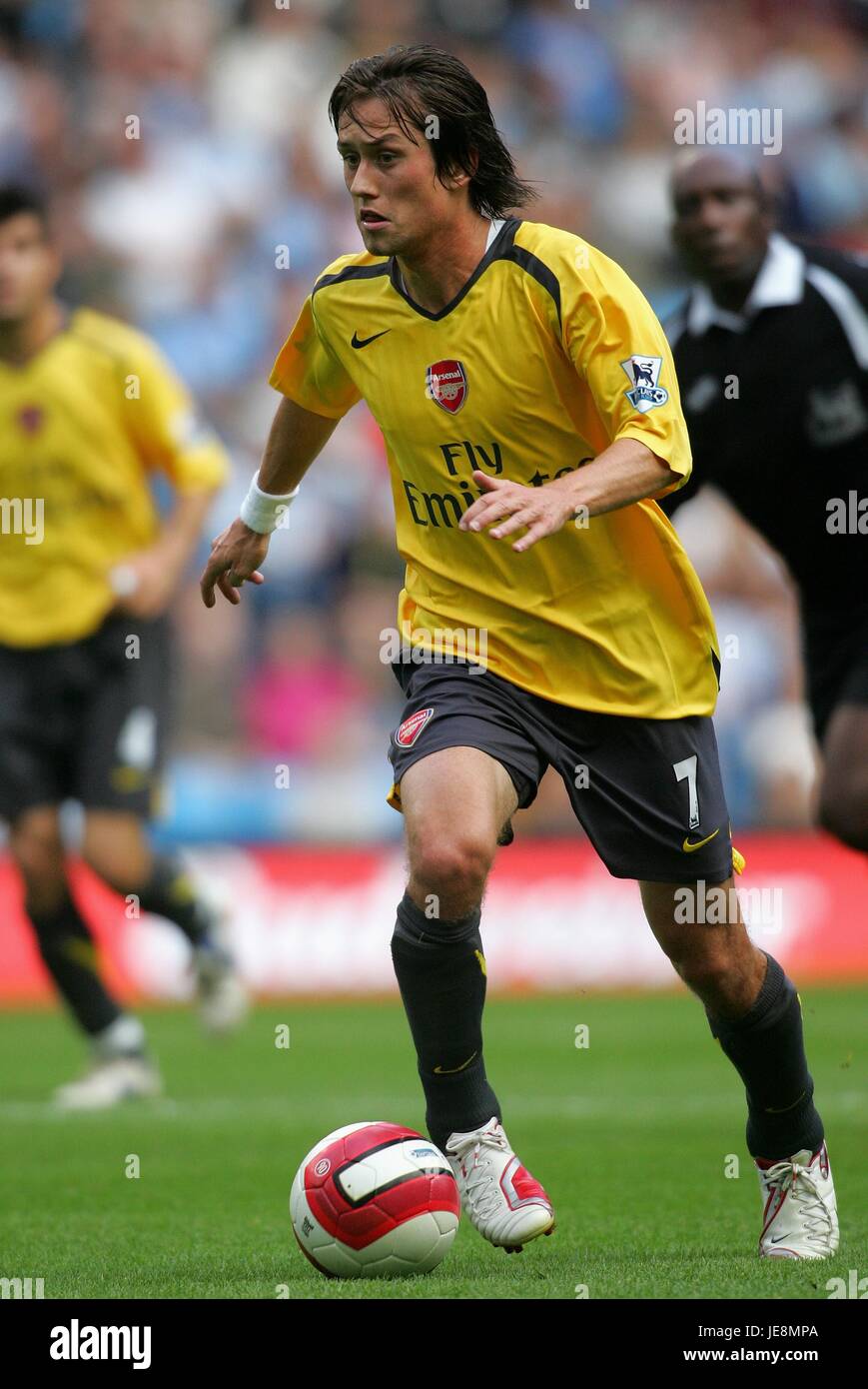 TOMAS ROSICKY MANCHESTER CITY V ARSENAL CITY OF MANCHESTER STADIUM MANCHESTER ENGLAND 26 August 2006 Stock Photo