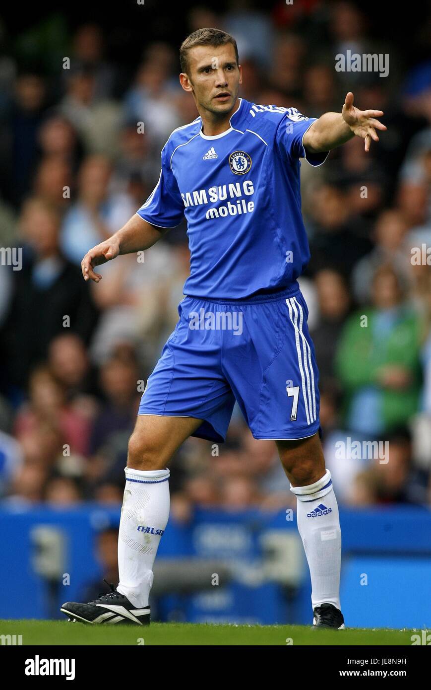 ANDRIY SHEVCHENKO CHELSEA FC STAMFORD BRIDGE CHELSEA LONDON ENGLAND 20 ...